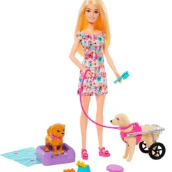MATTEL Muñecas|Barbie Paseadora de Perros