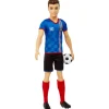 MATTEL Barbie Profesiones Ken Futbolista Camiseta Azul- Muñecas