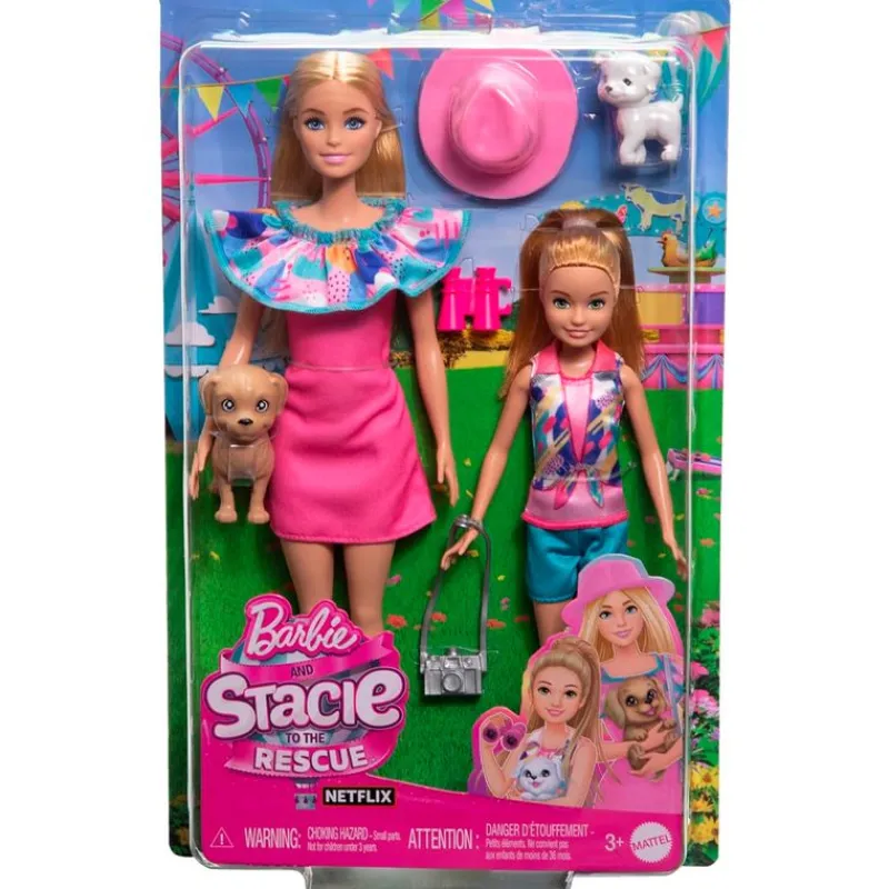MATTEL Muñecas|Barbie Stacie Pack Muñecas Rescate Hermanas
