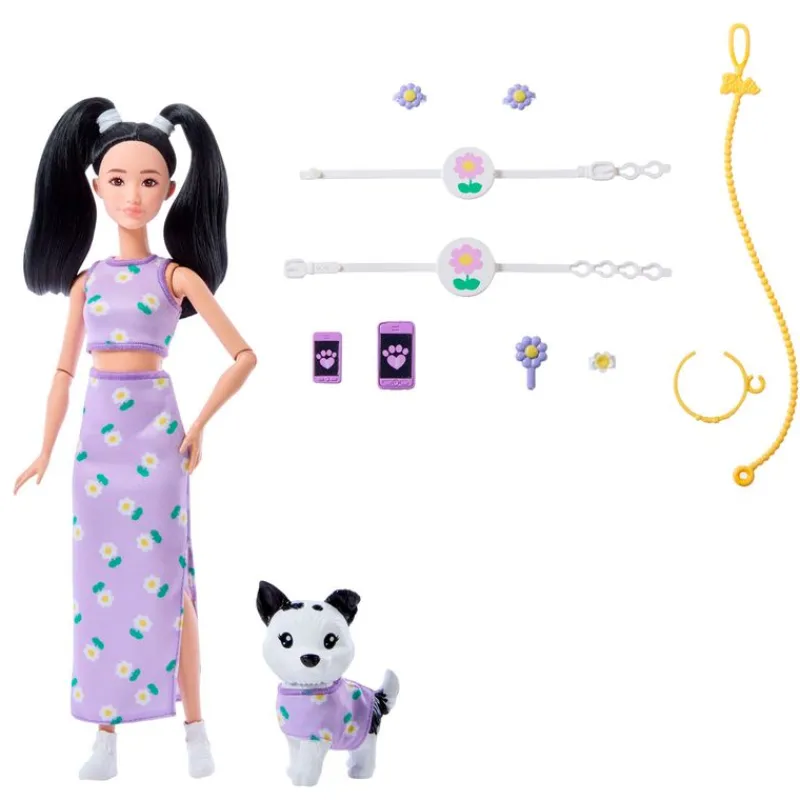 MATTEL Muñecas|Barbie Twinning Looks Muñeca Perrito Ropa Margarita