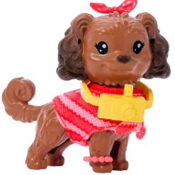 MATTEL Muñecas|Barbie Twinning Looks Muñeca Perrito Ropa Rayas Rojas