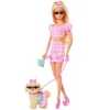MATTEL Muñecas|Barbie Twinning Looks Muñeca Perrito Vestido Cuadros