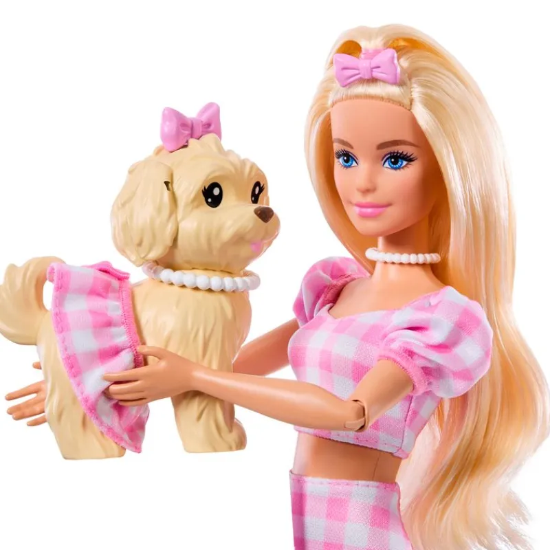 MATTEL Muñecas|Barbie Twinning Looks Muñeca Perrito Vestido Cuadros