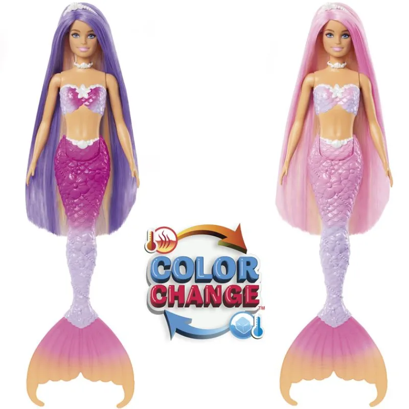 MATTEL Muñecas|Barbie un Toque de Magia Malibú Sirena