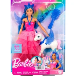 MATTEL Barbie un Toque de Magia Hadacornio Zafiro Muñeca- Muñecas