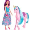 MATTEL Barbie y su Unicornio- Muñecas
