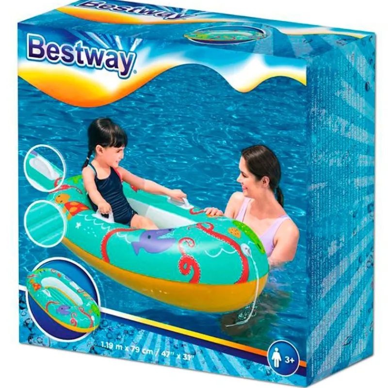 BESTWAY Aire Libre|Barca Hinchable Animales Surtida