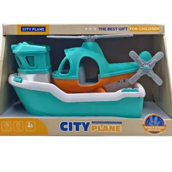 DRIM DISCOUNT Barco con Helicóptero Infantil- Vehículos, Trenes Y Parkings