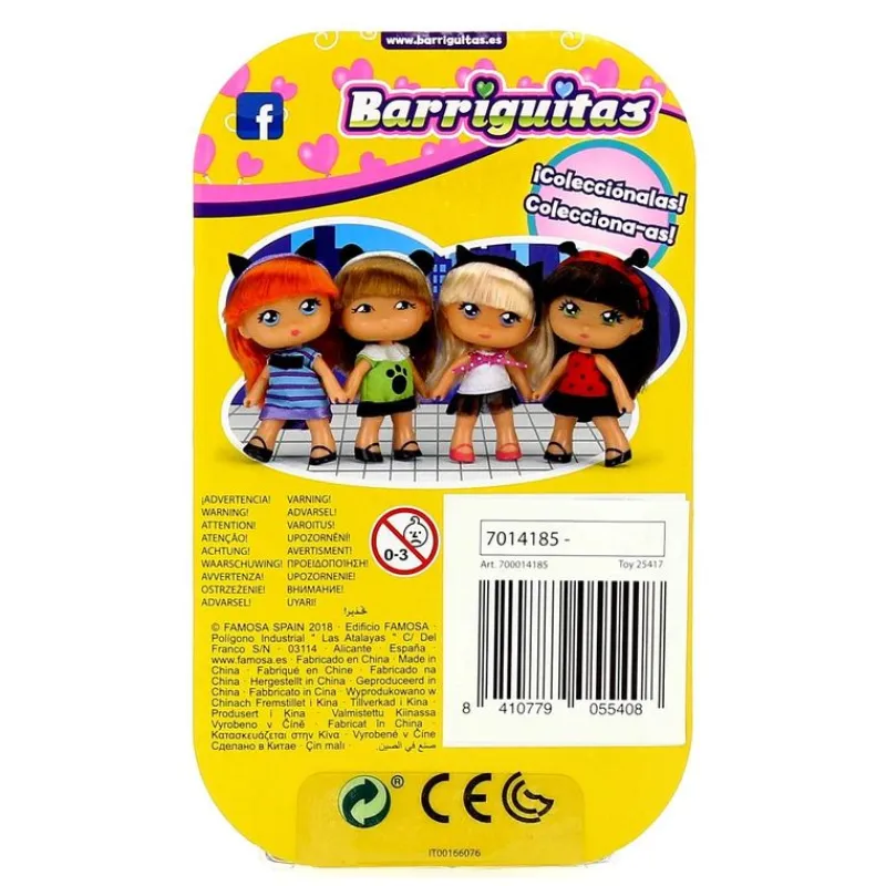 FAMOSA Barriguitas Disfraz Osito- Muñecas