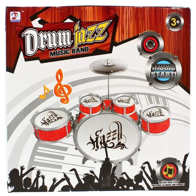 DRIM DISCOUNT Instrumentos Musicales|Batería Musical Infantil Drumm Jazz