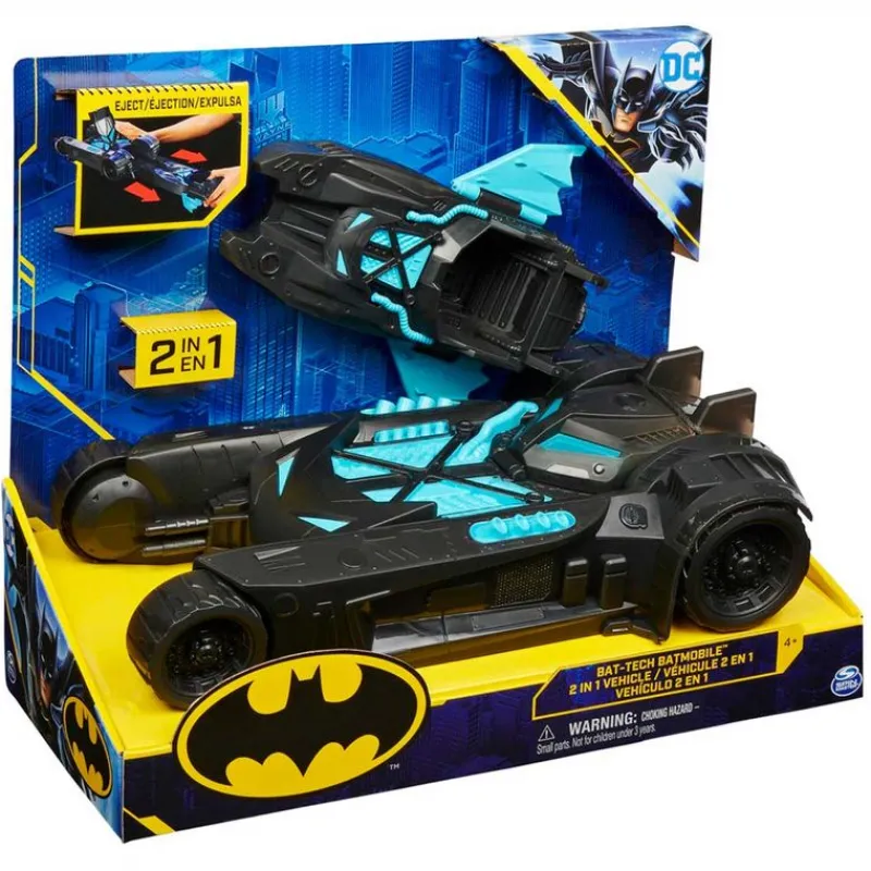BIZAK Vehículos, Trenes Y Parkings|Batman Batmóvil 2 en 1