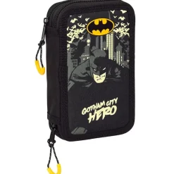 SAFTA Batman Estuche Doble- Escolar