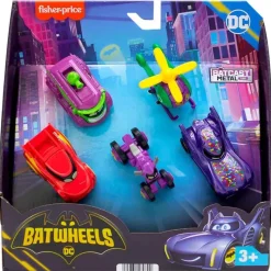 IMAGINEXT Vehículos, Trenes Y Parkings|Batwheels Pack 5 Vehículos