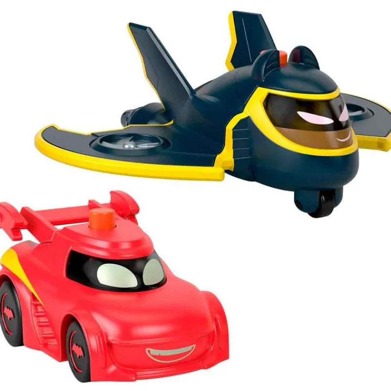IMAGINEXT Vehículos, Trenes Y Parkings|Batwheels Pack Redbird y Batwing
