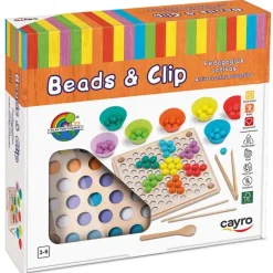 CAYRO Beads & Clips Juego Mesa- Juegos De Mesa