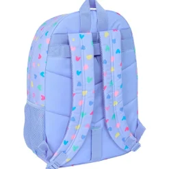 SAFTA Benetton Mochila Escolar Lila- Escolar
