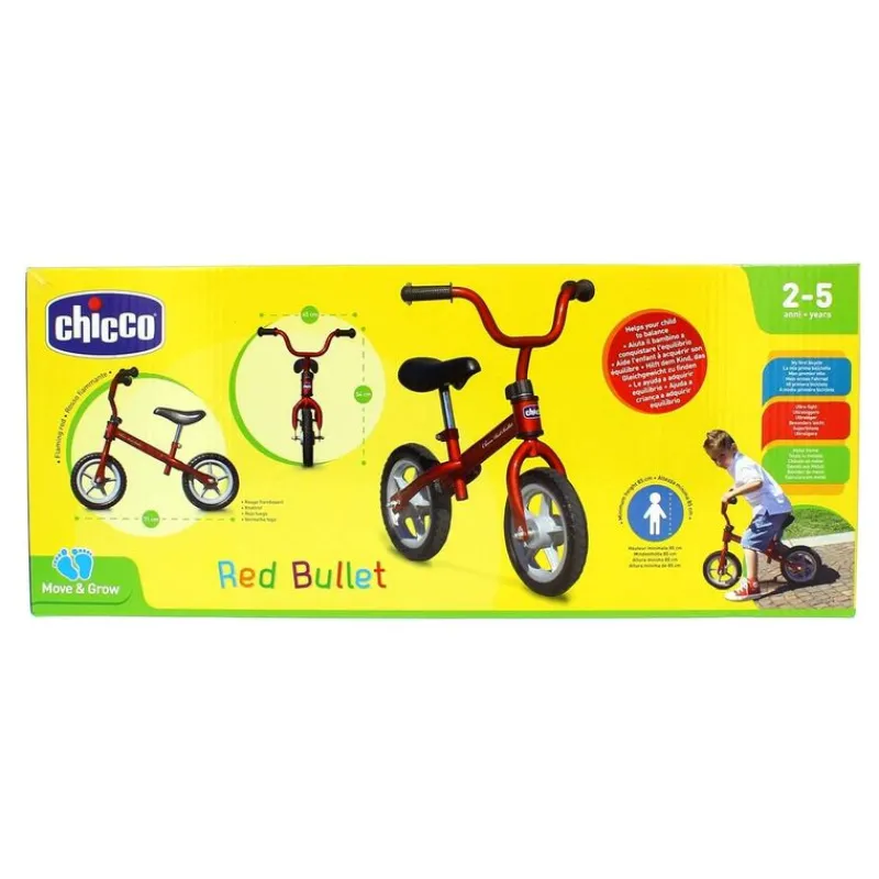 CHICCO Bicicleta Infantil Mi Primera Bicicleta Roja- Bicicletas, Correpasillos Y Triciclos