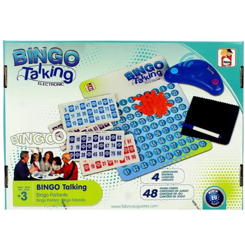 CHICOS Bingo Electrónico Parlante- Juegos De Mesa