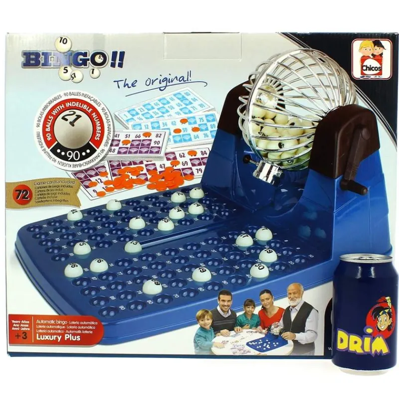 CHICOS Juegos De Mesa|Bingo Lotería Manual Lujo