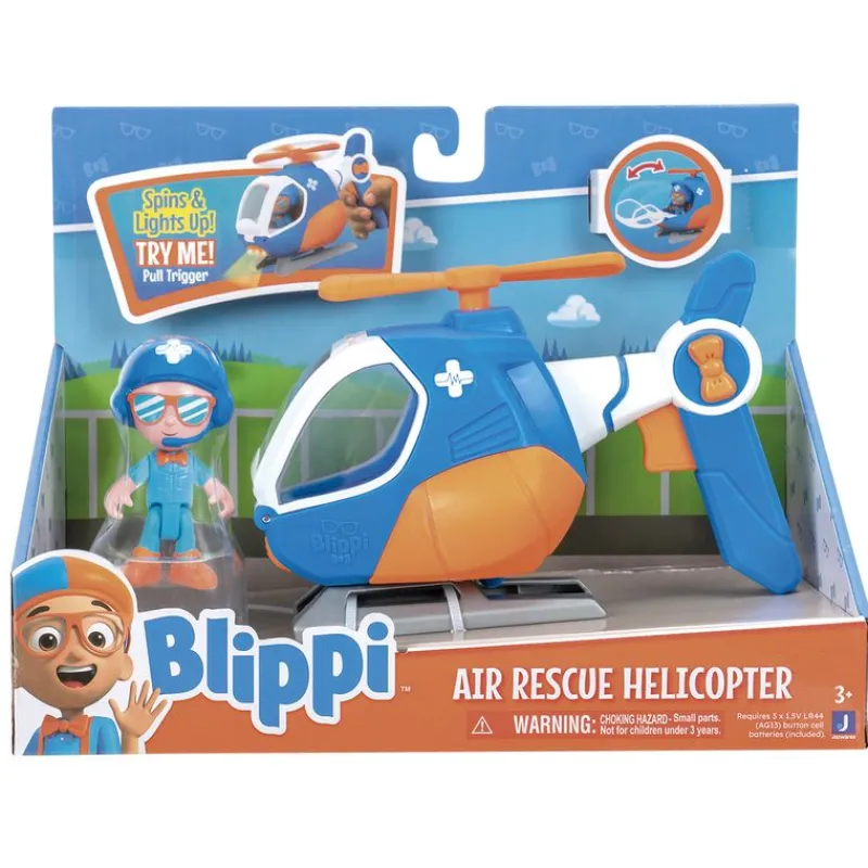 SELECCION DRIM Figuras Y Figuras De Acción|Blippi Helicóptero de Rescate
