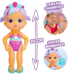 IMC Bloopies Magic Tail Mermaids Muñeca Daisy- Muñecas