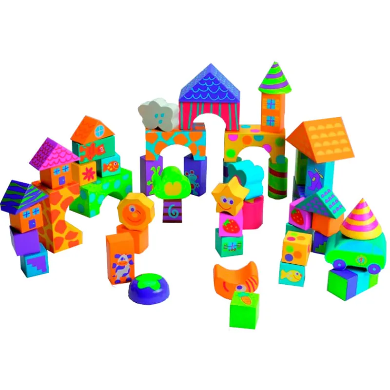 BOIKIDO Juegos De Madera|Bloques de Madera de Construcción 50 Piezas