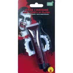 RUBIE'S Halloween|Blíster de Sangre con Dentadura de Vampiro