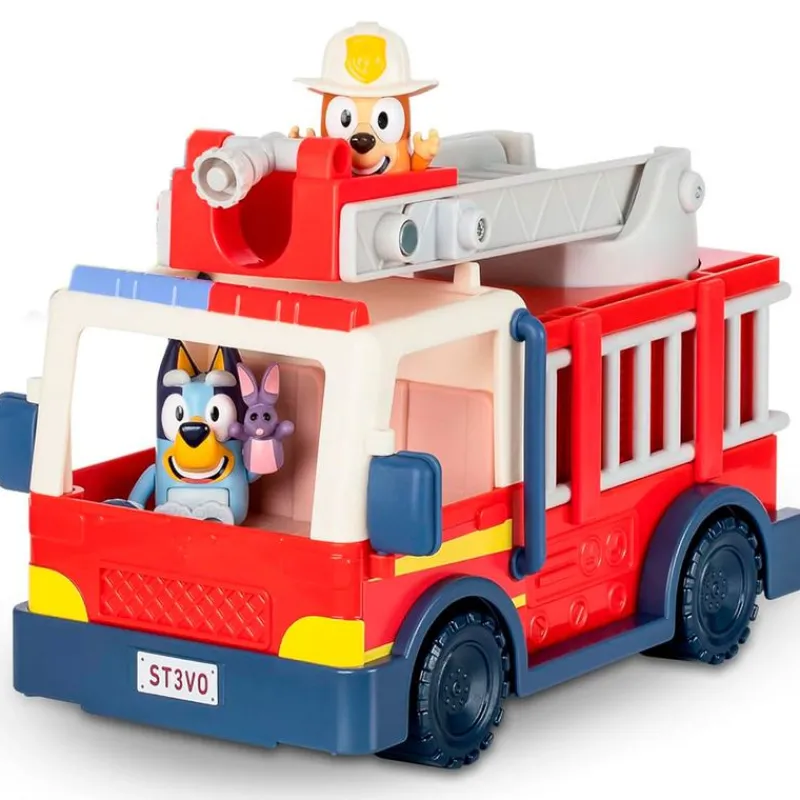 FAMOSA Bluey Camión de Bomberos- Figuras Y Figuras De Acción