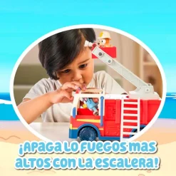 FAMOSA Bluey Camión de Bomberos- Figuras Y Figuras De Acción