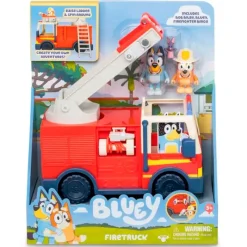FAMOSA Bluey Camión de Bomberos- Figuras Y Figuras De Acción