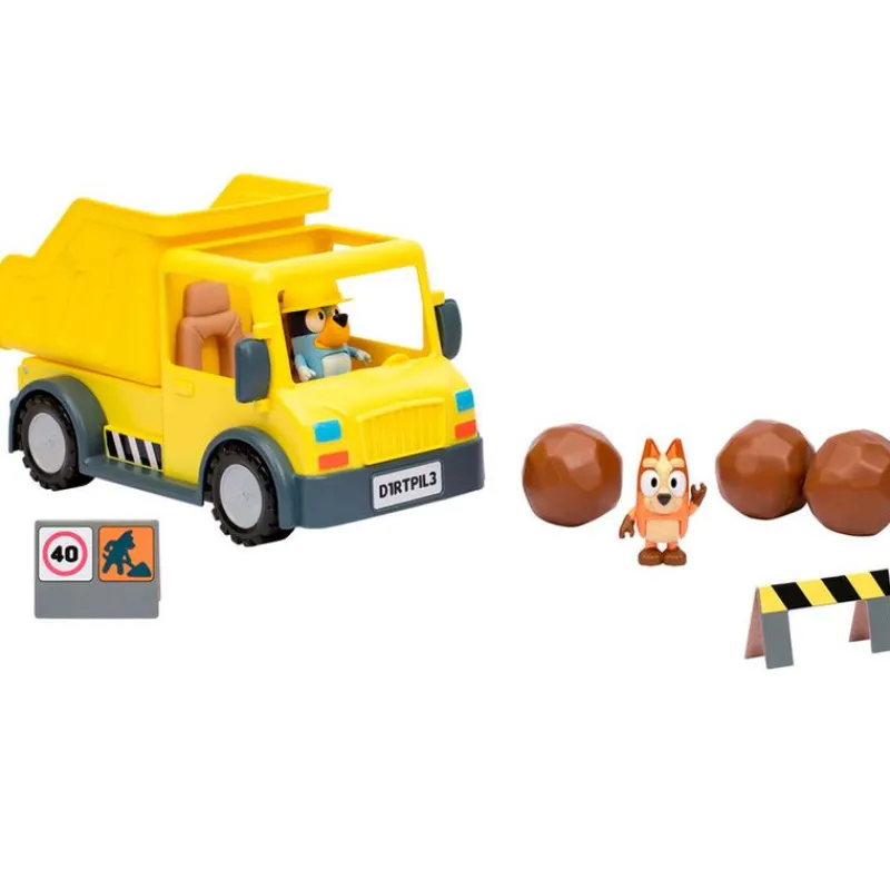 FAMOSA Bluey Camión Volquete- Figuras Y Figuras De Acción