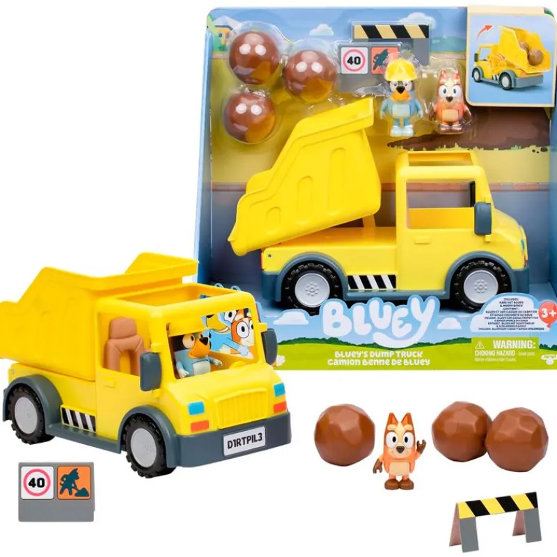 FAMOSA Bluey Camión Volquete- Figuras Y Figuras De Acción