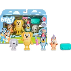FAMOSA Figuras Y Figuras De Acción|Bluey Pack 4 Figuras Surtidas