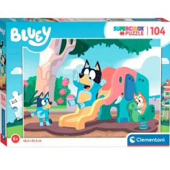 CLEMENTONI Puzzles Y Construcciones|Bluey Puzzle 104 Piezas