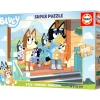 EDUCA Juegos De Madera|Primera Infancia Y Preescolar|Bluey Puzzle Madera 100 Piezas