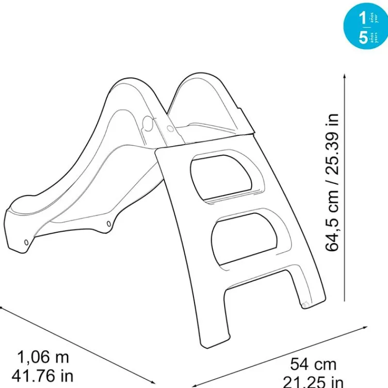 FEBER Aire Libre|Bluey Tobogán Infantil