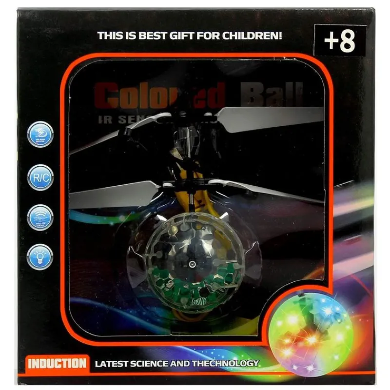 DRIM DISCOUNT Bola Voladora con Luz de colores R/C- Helicópteros Y Aviones