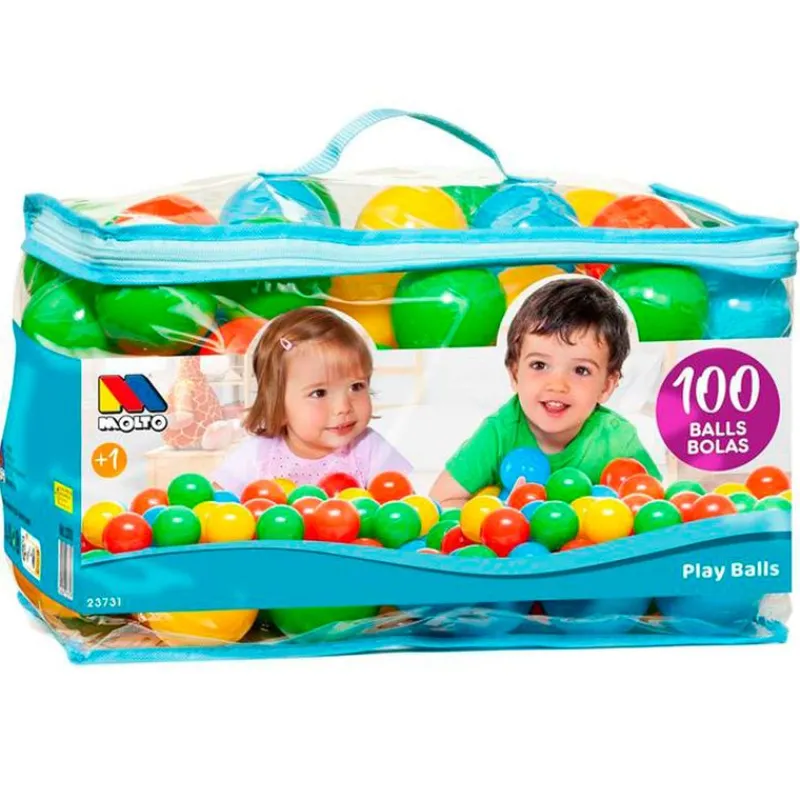 MOLTO Bolsa 100 Bolas Piscina- Primera Infancia Y Preescolar