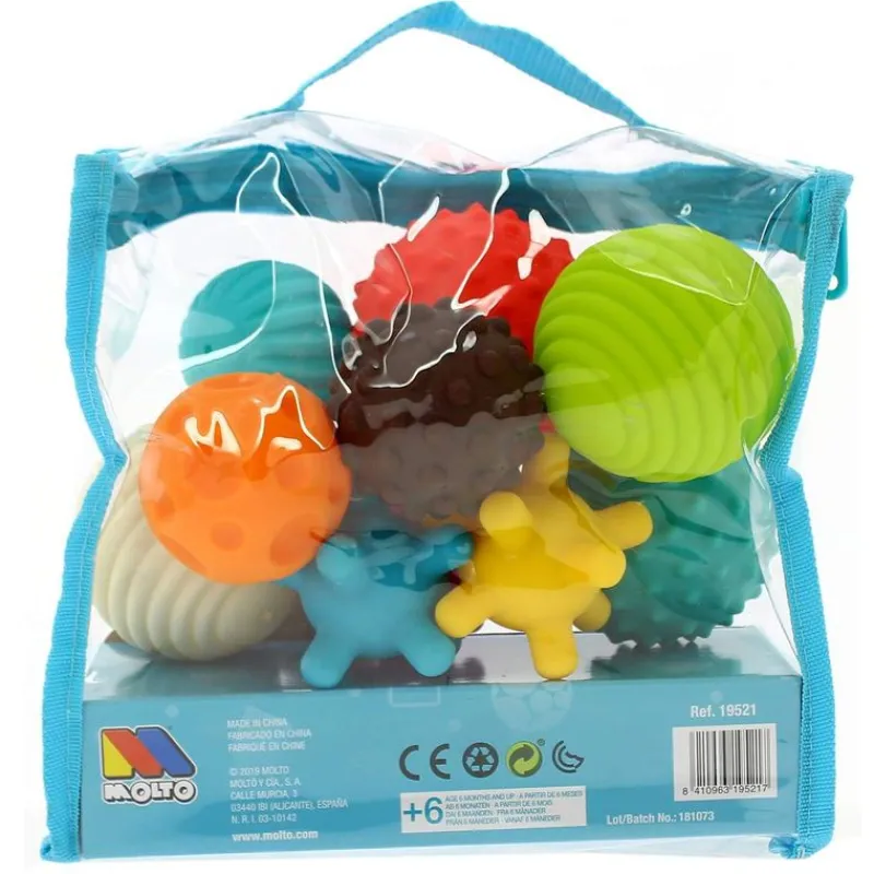 MOLTO Bolsa 10 Bolas Sensoriales- Primera Infancia Y Preescolar