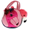 SELECCION DRIM Bolso Flamingo con Peluche de 21cm- Ropa Y Complementos