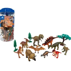 DRIM DISCOUNT Figuras Y Figuras De Acción|Bote Dinosaurios 13 Piezas