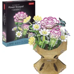 SELECCION DRIM Juegos De Construcción|Puzzles Y Construcciones|Bouquet Construcción 3D Flores Rosas