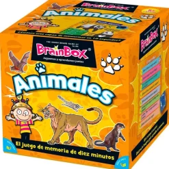 ASMODEE Brain Box: Animales- Juegos Y Juguetes Educativos|Amigos Y Familia