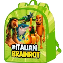 SELECCION DRIM Escolar|Brain Rot Italian Thingy Mochila 28 cm