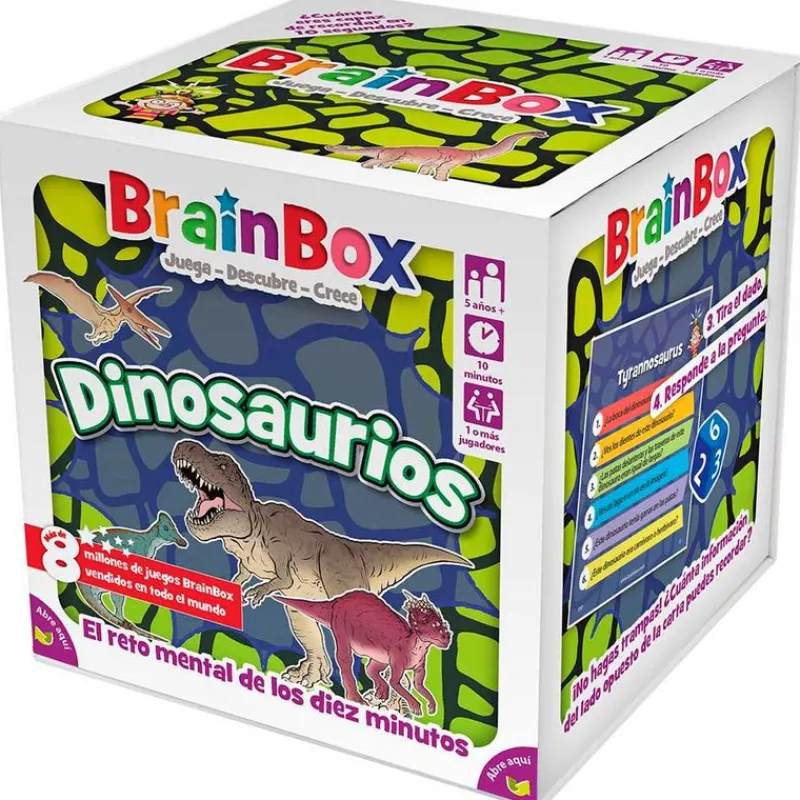 ASMODEE Juegos Y Juguetes Educativos|Amigos Y Familia|Brainbox Dinosaurios