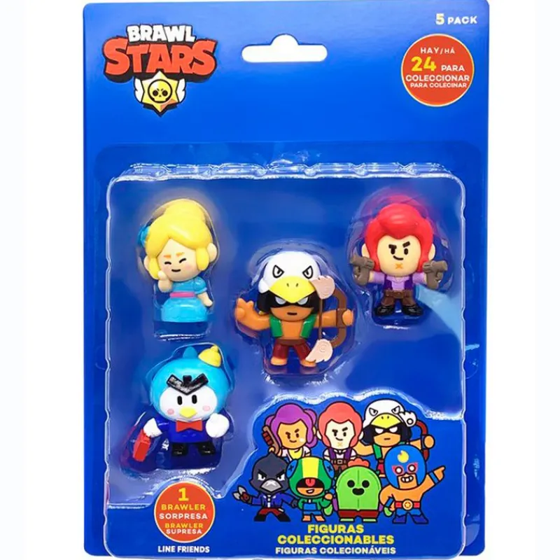 BIZAK Figuras Y Figuras De Acción|Brawl Stars Pack 5 Figuras Surtido