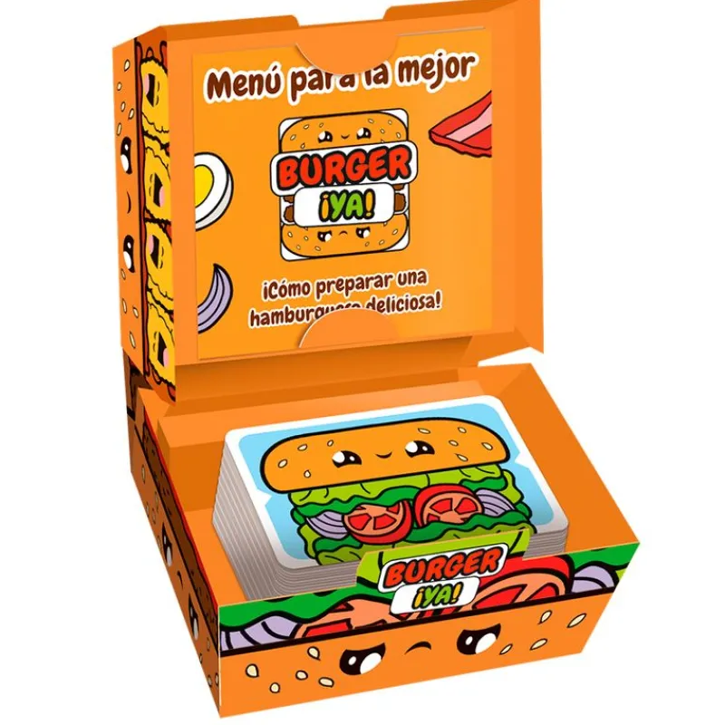 ASMODEE Burger ¡Ya!- Amigos Y Familia|Juegos De Mesa