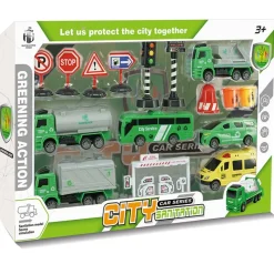 DRIM DISCOUNT Vehículos, Trenes Y Parkings|Caja 5 Vehículos con Accesorios