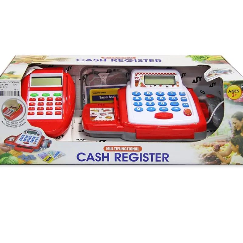 DRIM DISCOUNT Juegos Y Juguetes De Imitación|Caja Registradora Infantil con Datáfono