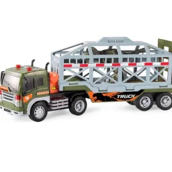 DRIM DISCOUNT Camión con Jaula de Dinosaurios Escala 1:16- Vehículos, Trenes Y Parkings
